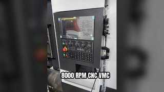 8000 RPM CNC VMC Machine 750mm Y Axis