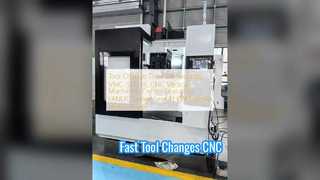 VMC-1375HL CNC Machine: Fast Tool Changes!